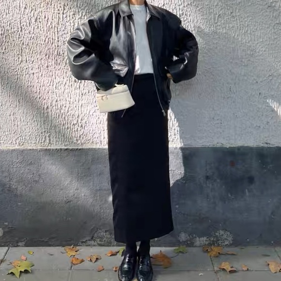 Faux leather jacket - Picture 2 of 3